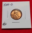 ☆1944-D Red Gem BU Lincoln Wheat Cent☆