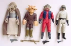 1983 KENNER STAR WARS ROTJ ACTION FIGURE LOT 18 NIEN NUNB SQUID & MORE WEAPONS