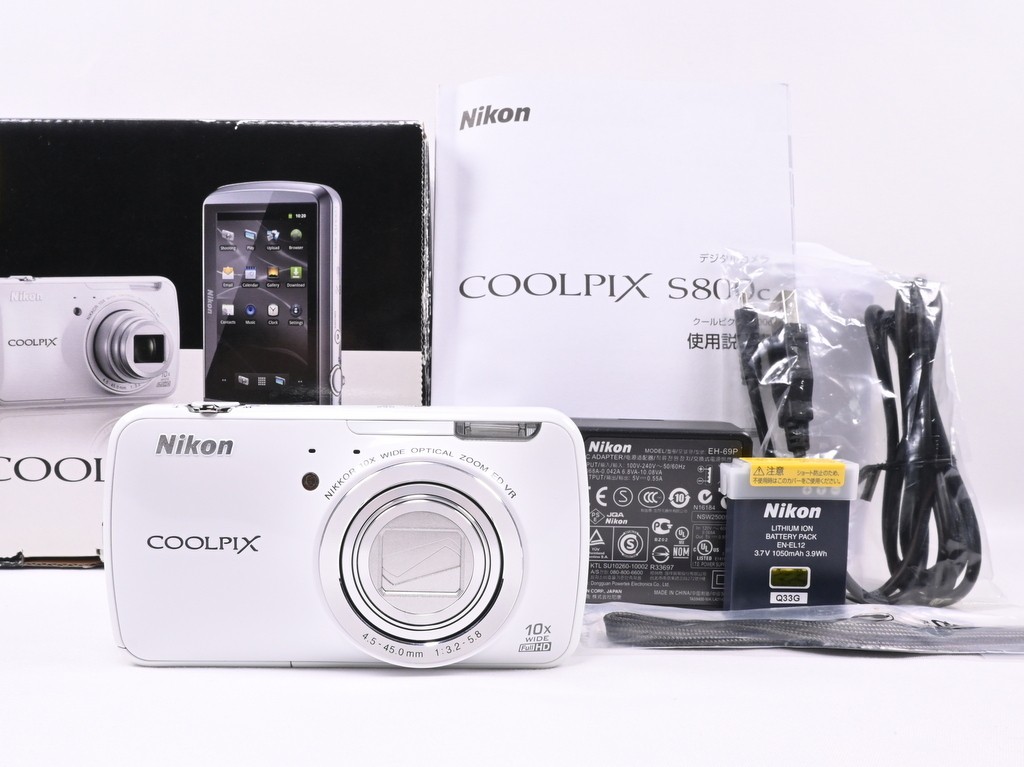 【美品】 ニコン Nikon COOLPIX S800c Amazon.com : Nikon Digital Camera COOLPIX COOLPIX S800c
