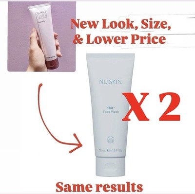 2 X Nu Skin NuSkin 180 Face Wash 2.5 Fl Oz -AUTHENTIC-NEW SEALED