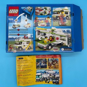 LEGO City Camper Van (retired) #7639 100% Complete  instructions box minifigs