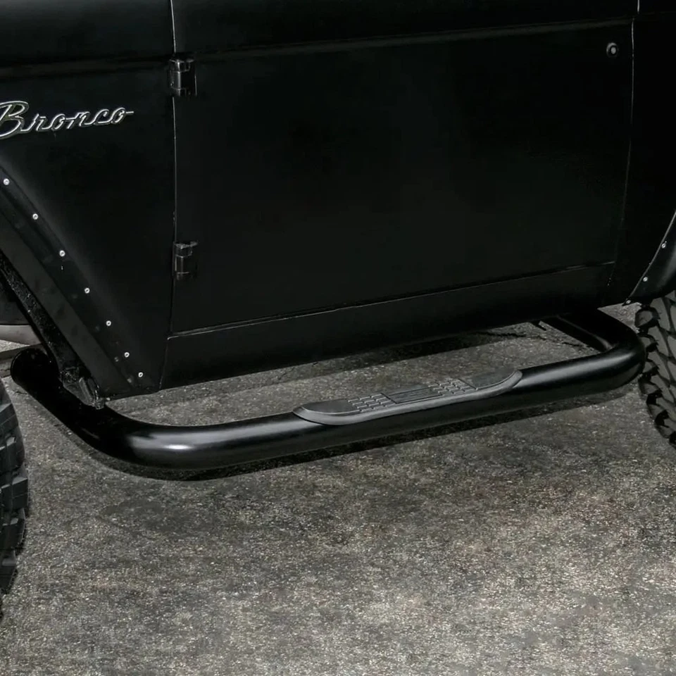 For Ford Bronco 1966-1972 Aries 203038-2 3" Polished Round Side Bars Foto 2 de 4