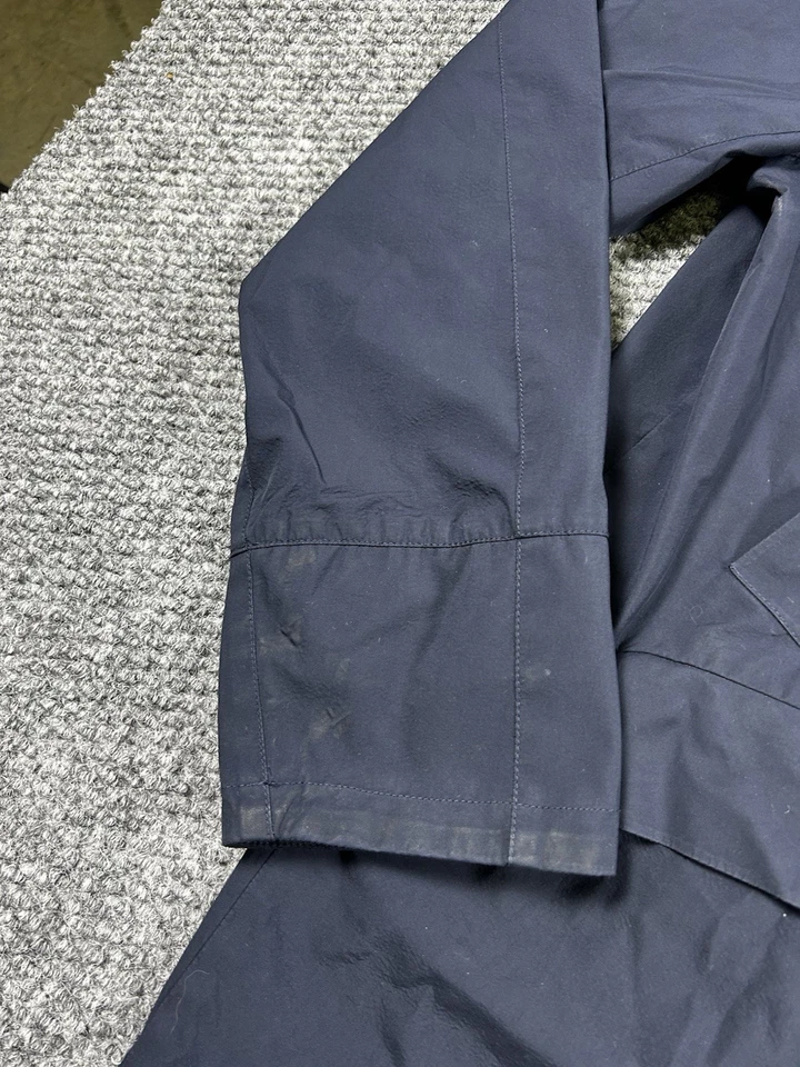 Ralph Lauren куртка женщин XL синий фиолетовый этикетка дождя пальто траншея молнии роскошь - Изображение 4 из 4