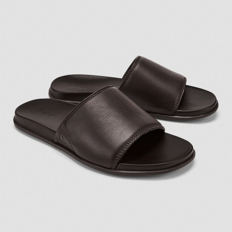 OluKai Slide Sandals for Men with Upper Leather for sale | eBay display picture 1