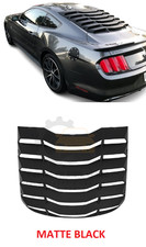 NEW FOR FORD MUSTANG 2015-2022 REAR WINDOW LOUVER SUN SHADE COVER MATTE BLACK