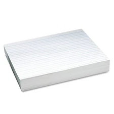 500 Sheets 11x8.5 in Newsprint Paper Dotted 3/4-Inch Ruled for Handwriting