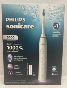 Philips Sonicare 6400 Rechargeable Toothbrush HX7410/04 White