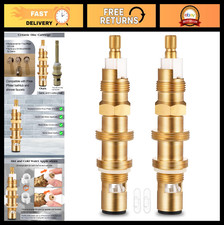 Ceramic Disc Cartridge 2 Pack for Shower Faucet Brass Stem Compatible with P