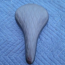Vintage Late 70's 80's Old School Mongoose BMX Seat Mesinger Quilted Made In USA