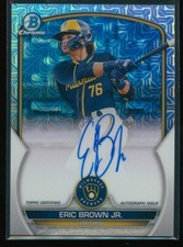 Eric Brown Jr 2023 Bowman Chrome Prospect Mega Box Auto #BMA-EB Auto