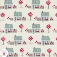 Moda MY SUMMER HOUSE 3040 12 Cream Ivory  BUNNY HILL Quilt Fabric