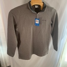 Columbia Mens Great Hart Mountain 1/2-Zip Pullover Sweatshirt Gray L