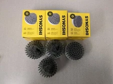 Lot of 4 Synoshi Brush Heads: 3x Cone Shaped & 1x Stiff Bristle New Open Box