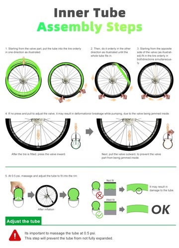 Ultralight Bike Inner Tube MTB26 27.5 29 Inches TPU Material Tire MTB Bicycle - Picture 16 of 23