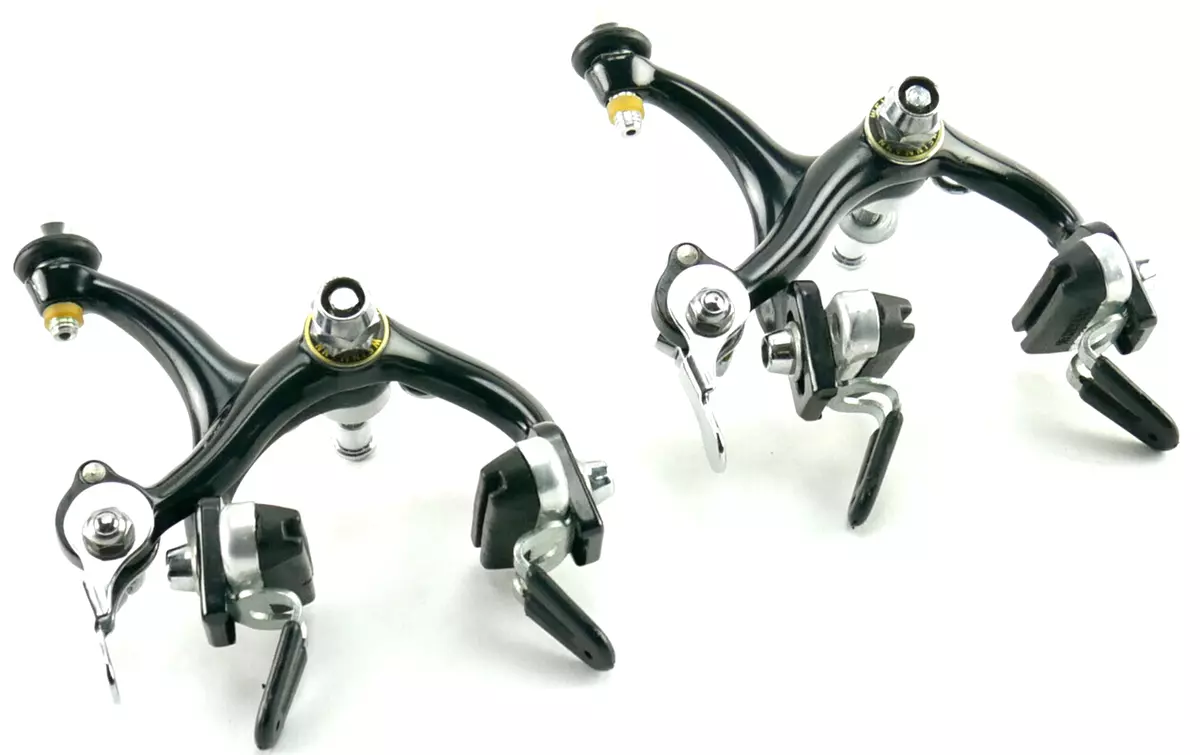 Weinmann AG Carrera 400 Brake Caliper set RARE BLACK ANODIZED
