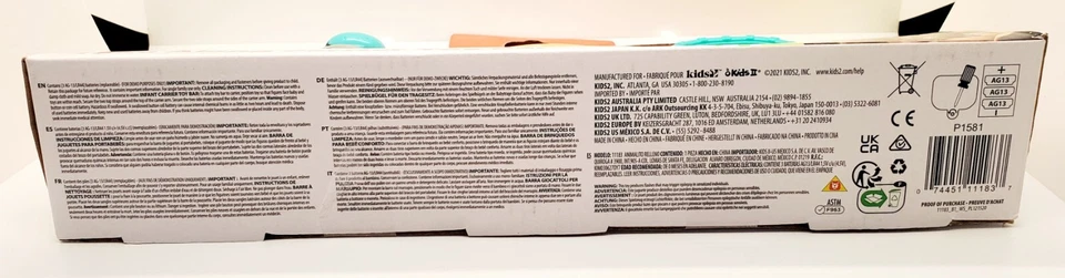 Bright Starts Take Along Soporte Musical Actividad Juguete Bar, Edades Recién Nacidas + Foto 3 de 3