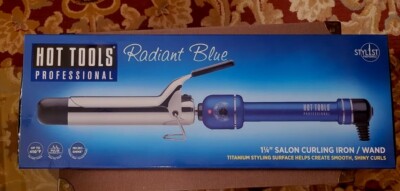 Hot Tools Pro 'Radiant Blue' 1. 1/4'' Salon Curling Iron/Wand. Pulse Technology.