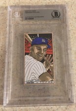 Roger Maris Original Art Sketch Card New York Yankees Beckett BAS True 1/1