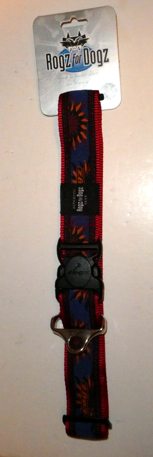 ROGZ FOR DOGZ Royal Sunrise DOG COLLAR for x-large dogs XXL 