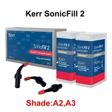 Kerr SonicFill 2 Dental bulk fill Composite Material Unidose Refill Shade A2/A3 