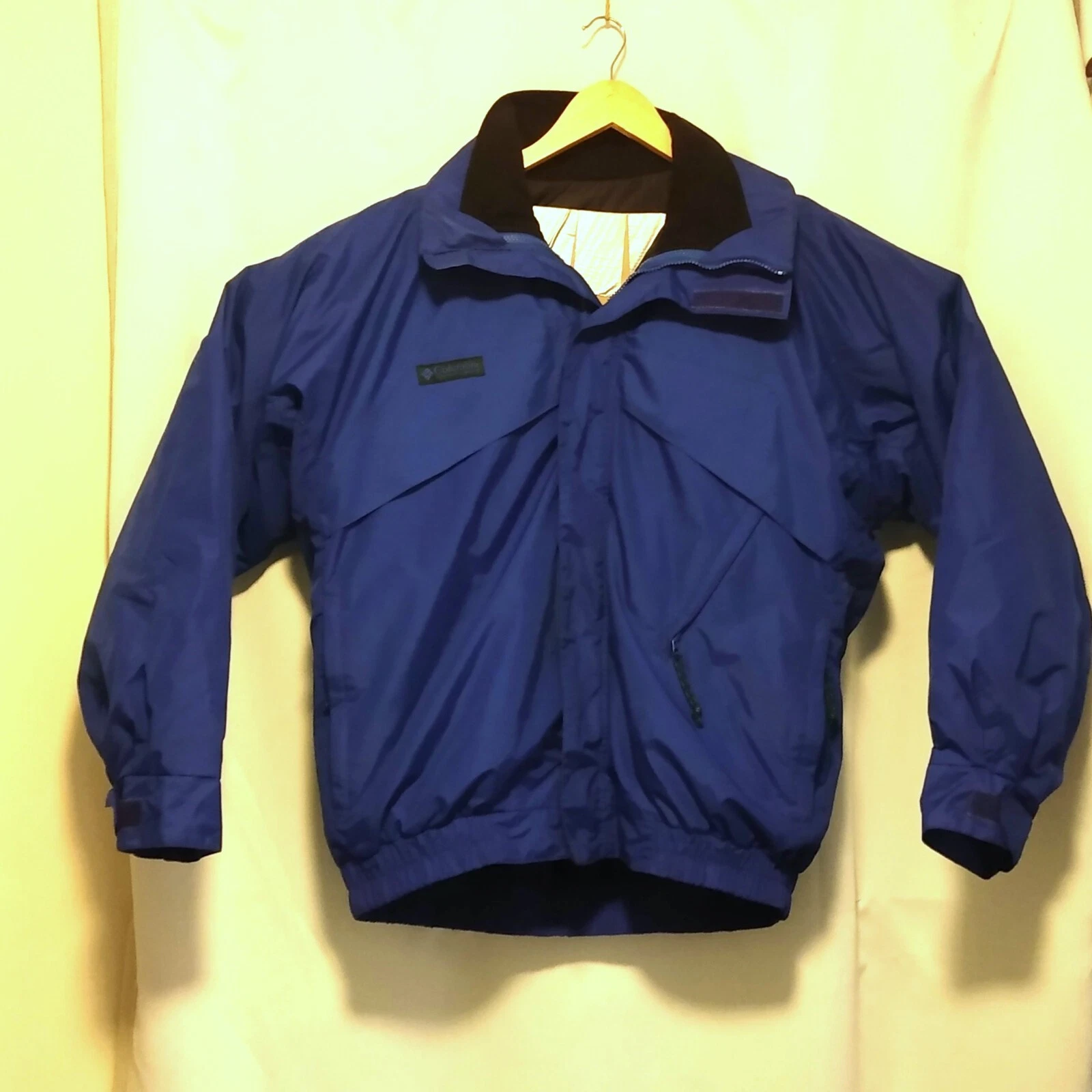 Columbia Whirlibird 3 in 1 Jacket Mens Size L Down Puffer Blue No Hood