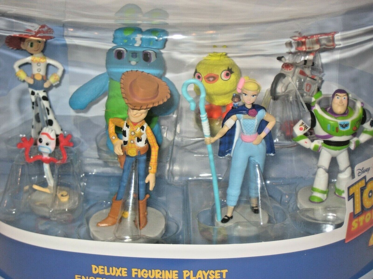 DISNEY PIXAR TOY STORY 4 DELUXE 8 FIGUREINE PLAYSET | eBay