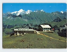 Postcard Berghotel Bellevue Luftseilbahn Lungern Switzerland