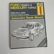 Haynes Auto Repair Manual Ford Tempo & Mercury Topaz 1984 thru 1994 36078 (1418)
