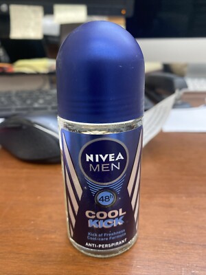 50ml Nivea Men COOL KICK 48HR Anti-perspiring Cool-Care Formula Roll-On