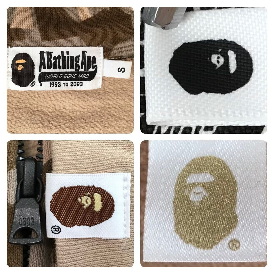 BAPE SAND CAMO MILITARY RELAXED FIT FULL ZIP MASK HOODIE A BAPE SAND CAMO MILITARY RELAXED FIT FULL ZIP MASK HOODIE A