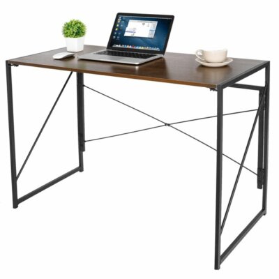 Writing Computer Desk Modern Simple Study Desk Industrial Style Folding Laptop 