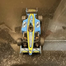 TOMY AFX SUPER G+ PLUS RENAULT R24 HURRICANE #7 FORMULA F1 HO SLOT CAR NEAR MINT