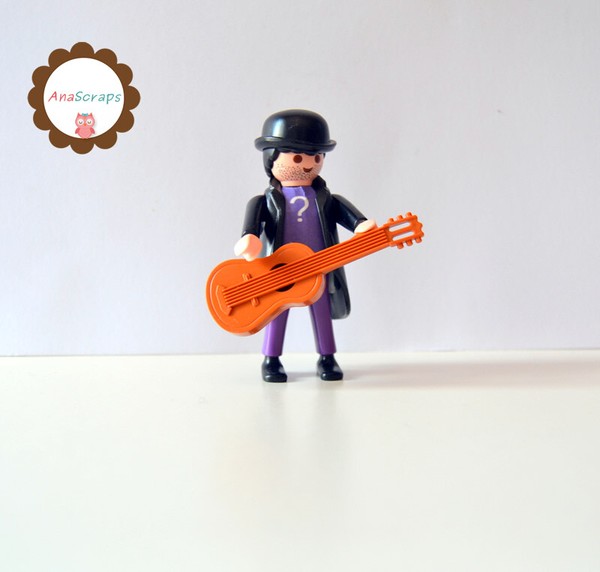 Playmobil - Anascraps - CUSTOM JOAQUÍN SABINA (MÚSICA, CANTANTE)