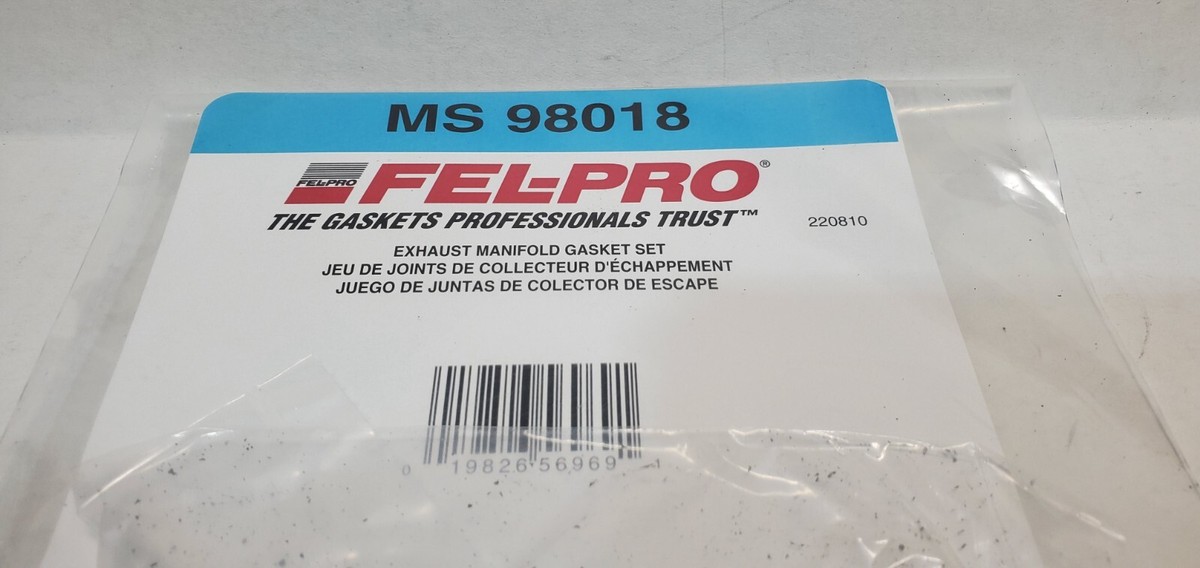 Fel-Pro Exhaust Manifold Gasket Set MS 98018 new. | eBay