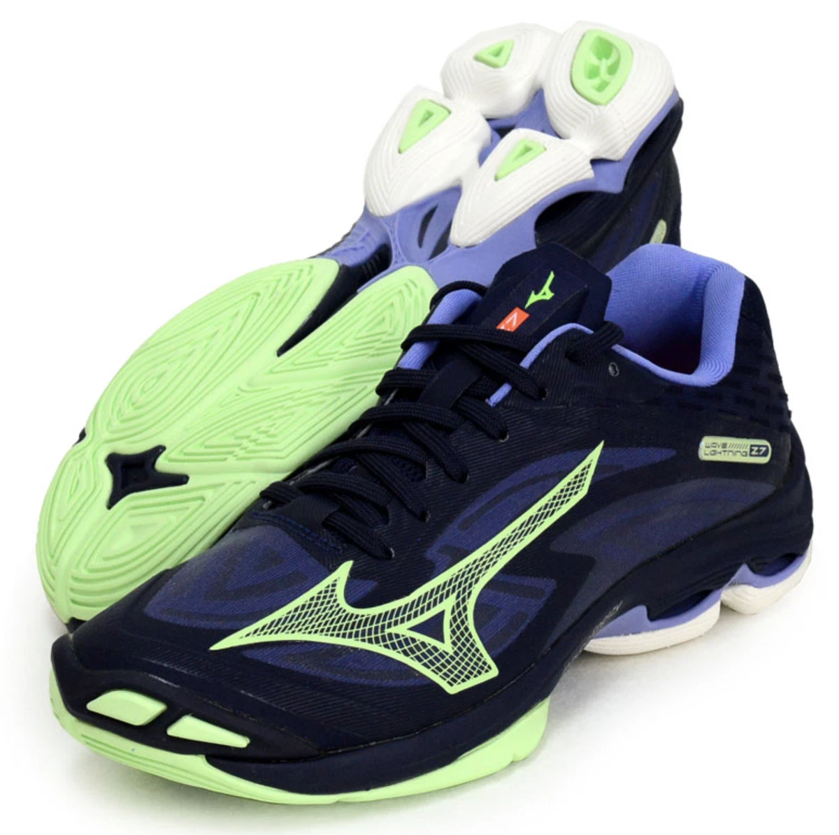 Mizuno Japan Men s WAVE LIGHTNING Z7 Low Volleyball Shoes V1GA2200 Purple