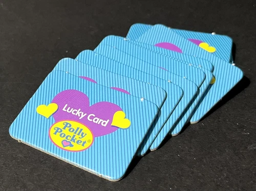 Vintage Polly Pocket Party Board Game Replacement Parts 11 Of 12 Lucky Cards