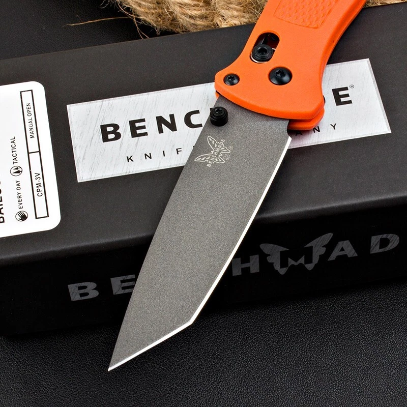 Cuchillo plegable táctico Axis Orange 537 mango de fibra de vidrio tanto hoja tanto Foto 3 de 4
