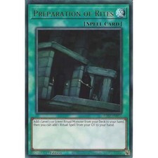 RA02-EN056 Preparation of Rites : Ultra Rare Card : 1st Edition : YuGiOh