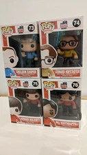 Funko Pop! Big Bang Theory Star Trek Sheldon Leonard Howard Raj