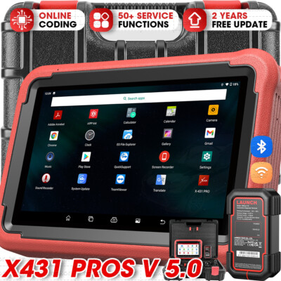 LAUNCH X431 Pros V+ 5.0 PRO3S+ OBD2 Diagnosegerät Alle System TESTER ECU Coding