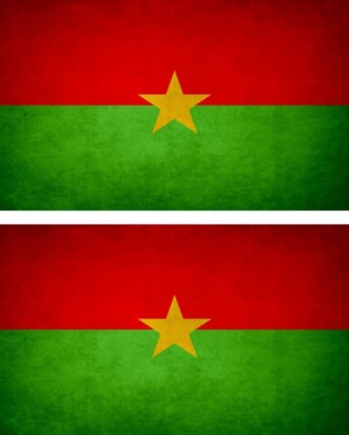 Akachafactory 2X Autocollant Sticker Drapeau Vintage Vieilli