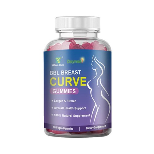 BBL BREAST CURVE GUMMIE Breast Enlargement Gummy New F2 - Picture 9 of 9