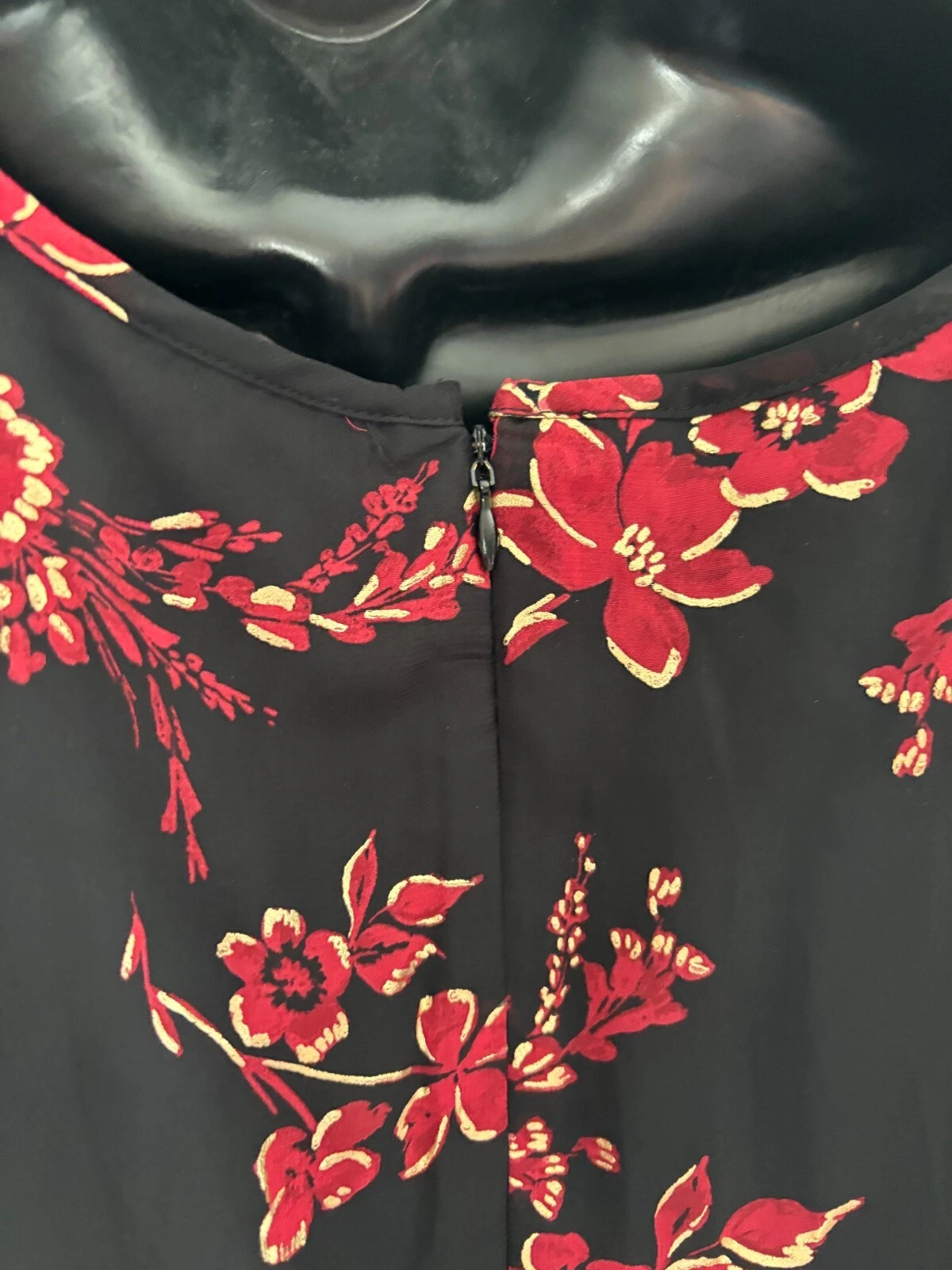 Abito in guaina a matita floreale in chiffon nuovo con etichette $74 ALYX cintura maniche corte flutter 18