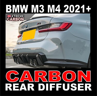 Echt Carbon M Performance Design Heckstoßstange Diffusor für BMW M3 M4 G80 G82 G83