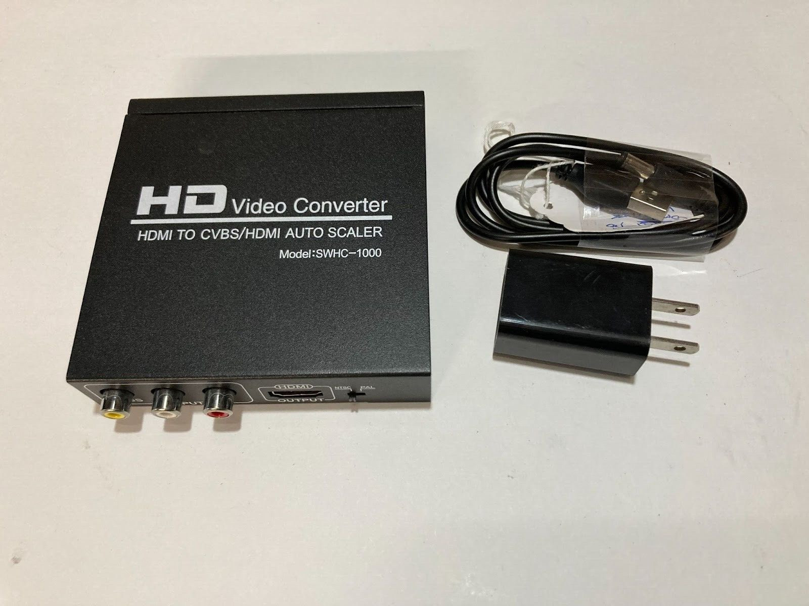 HD Video Converter HDMI To CVBS/HDMI Auto Scaler / Model SWHC-1000 / Adapter