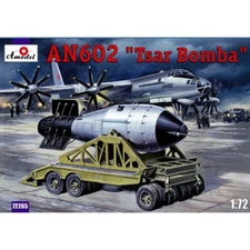 Amodel 72265 Scale model airplane kit 1:72 AN602 "Tsar Bomba" - modelling kit