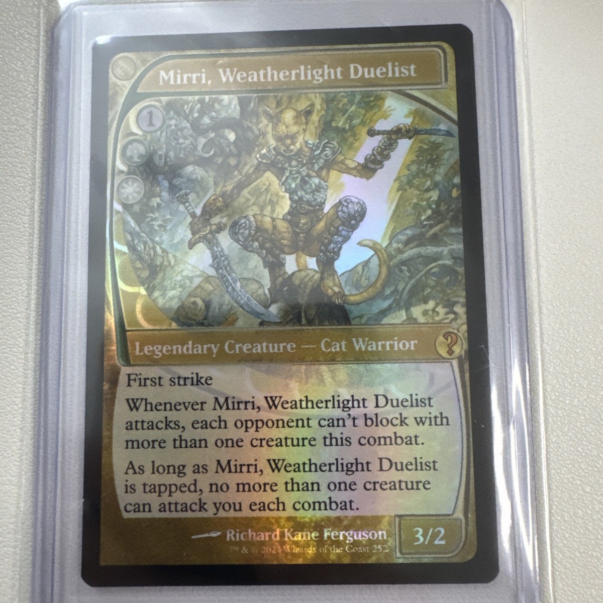 Mirri, Weatherlight Duelist Future Sight Frame (NM Foil) MB2
