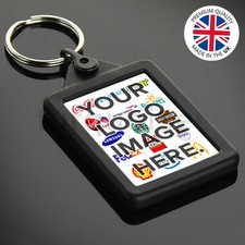 Personalised Promotional Custom Business Keyrings Key Fobs 45 x 35 mm | Passport