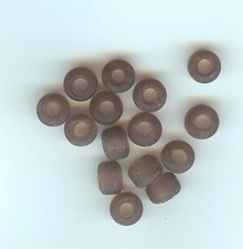 CROW/PONY GLASS BEAD - LT. PURPLE MATT - 9mm - 100 