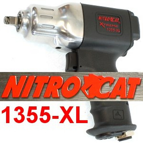 3/8" Impact Wrench Aircat 1355-XL Nitrocat Xtreme Torque Twin Hammer - Picture 1 of 5